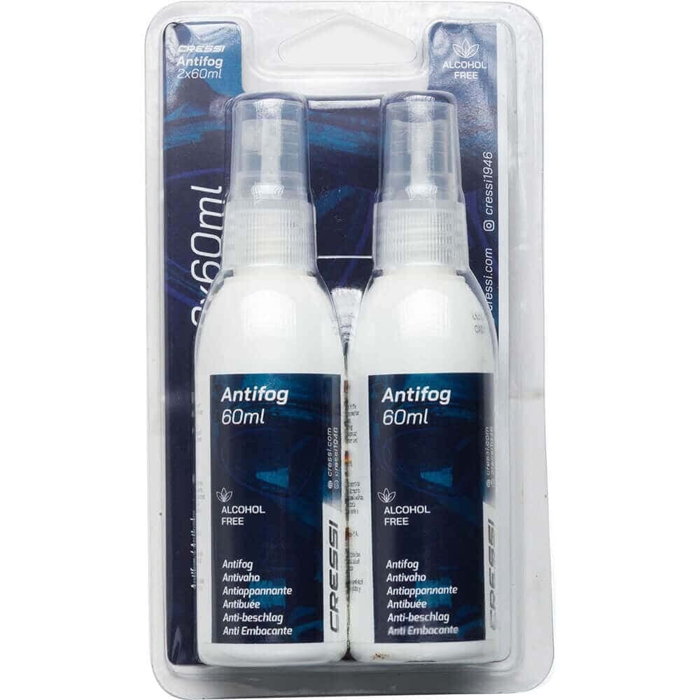 Cressi Anti-Fog Spray - Mask Defog Spray - Twin Pack