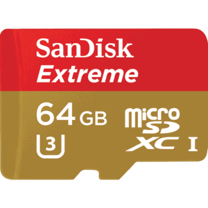 SanDisk Extreme 64GB Micro SDXC UHS-1 Card For Action Cameras