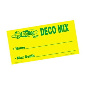 PADI Deco Mix Cylinder Decal PADI Deco Mix Cylinder Decal