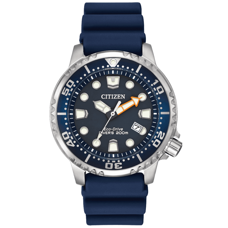 Citizen Genuine Mens Blue Rubber Watch Strap Fits BN0151-09L