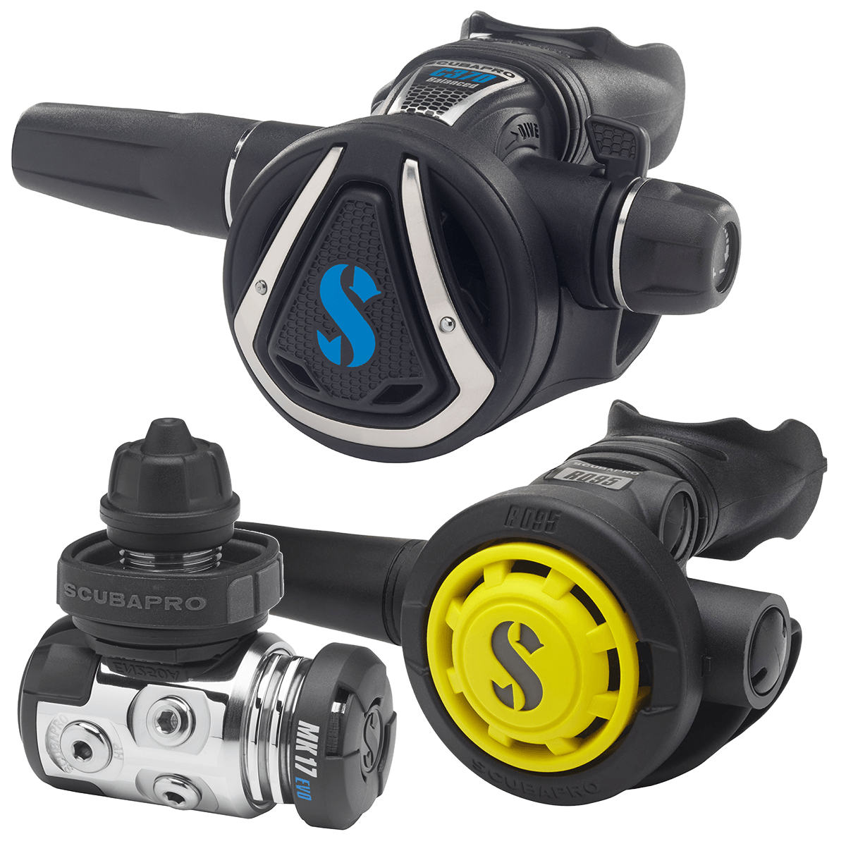 Scubapro MK17 EVO C370 + R095 Octopus Regulator Bundle