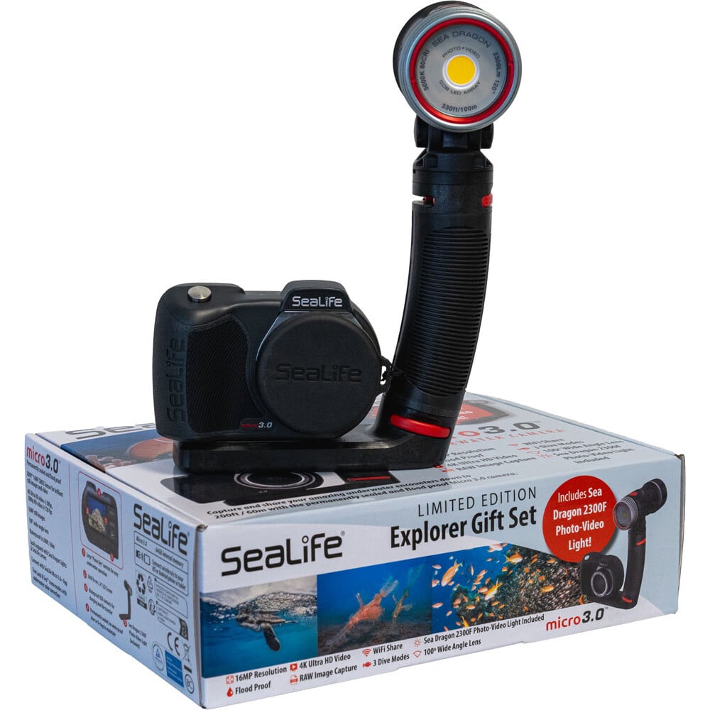 SeaLife Micro 3.0 + FREE Sea Dragon 2300F Photo/Video Light