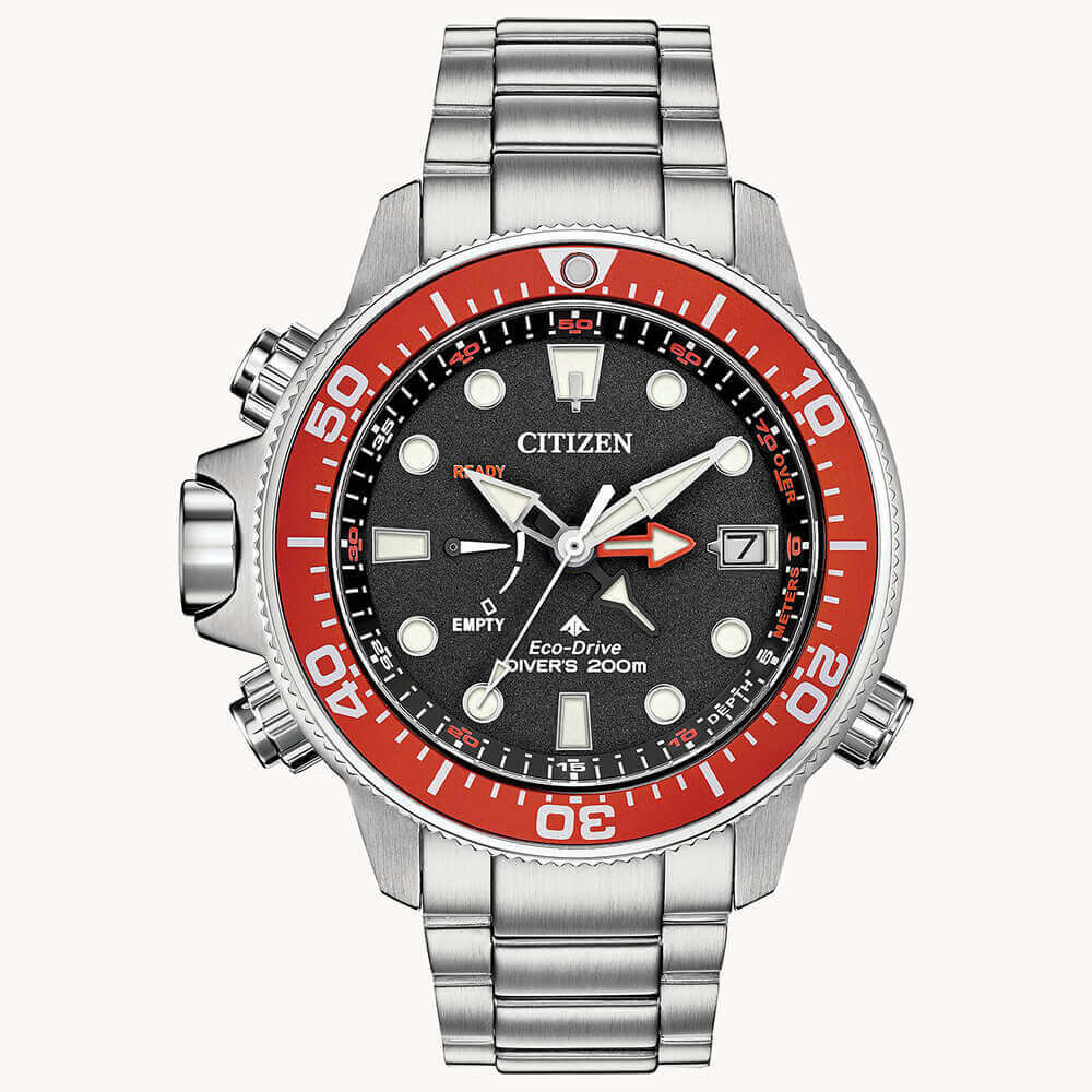 Citizen Stainless Steel Aqualand Divers Watch - BN2039-59E