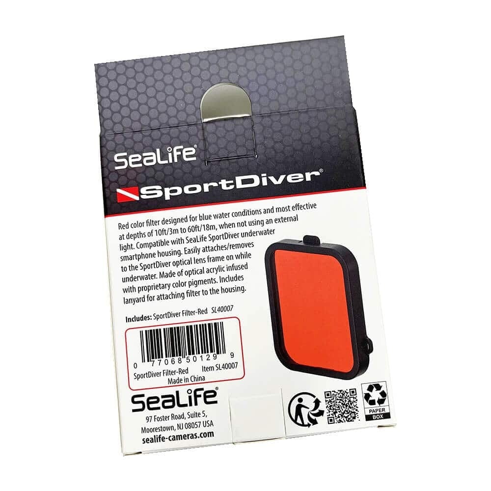 Sealife Sportdiver Housing Colour Correction Filter - Red SL40007