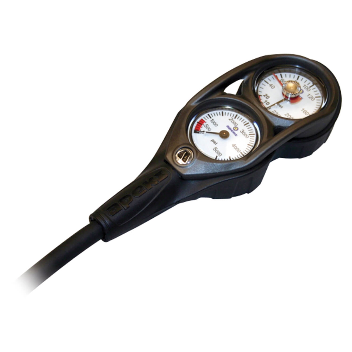 Apeks 2 Gauge Console - Pressure + Depth Gauge