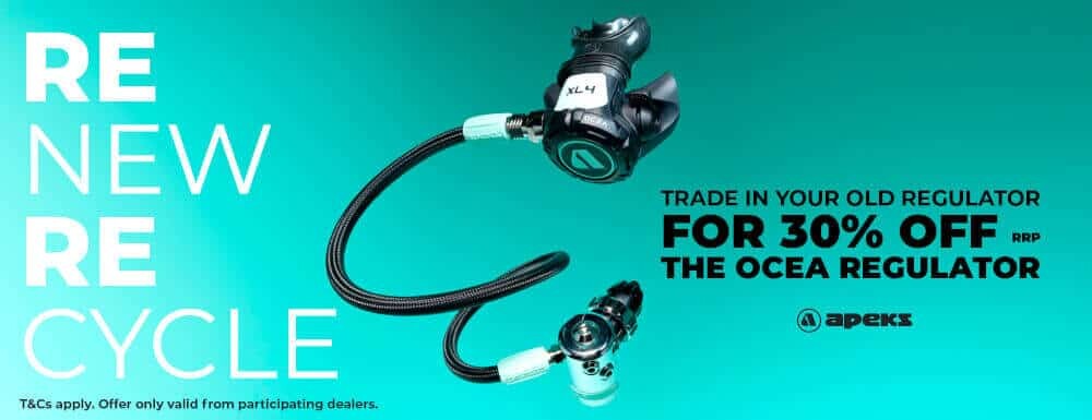 Apeks XL4 Ocea 3 Stage Regulator Set