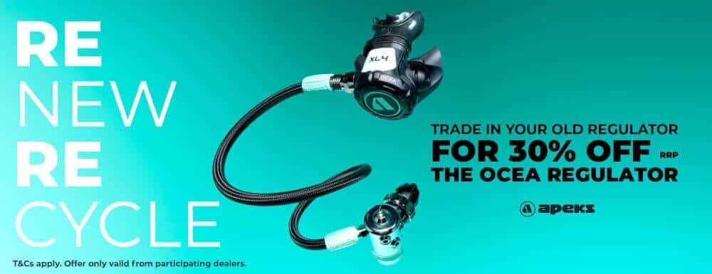 Apeks XL4 Ocea 3 Stage Regulator Set