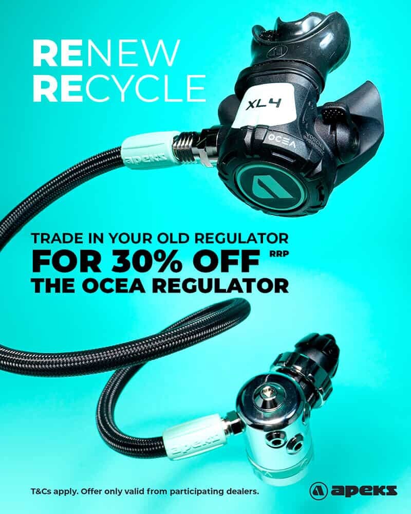 Apeks XL4 Ocea 3 Stage Regulator Set