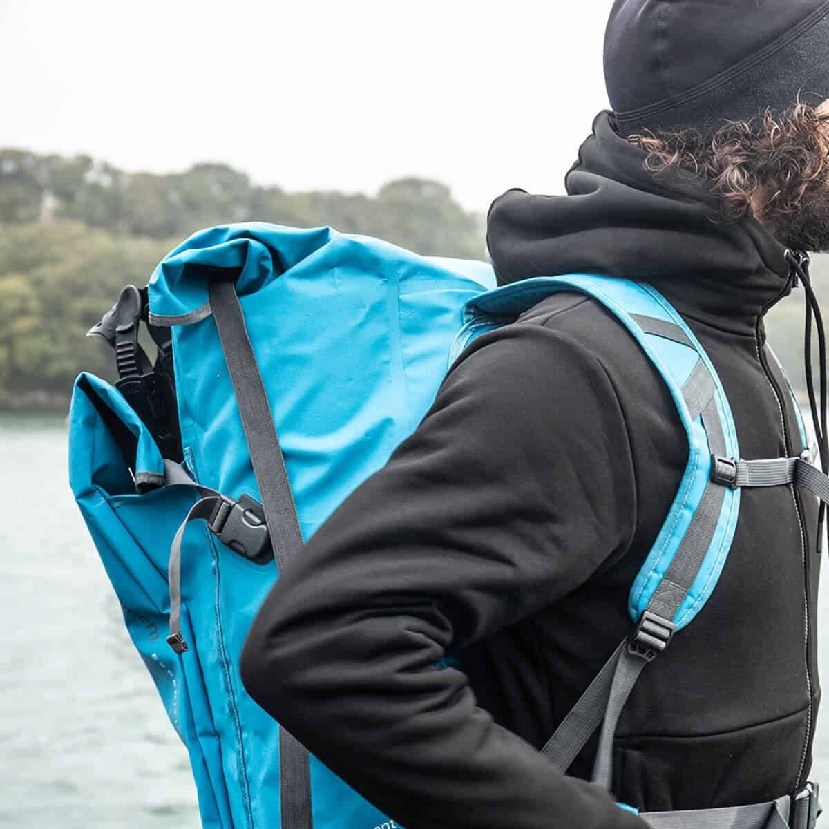 Fourth Element Expedition Drypack - 60L Dry Backpack Blue
