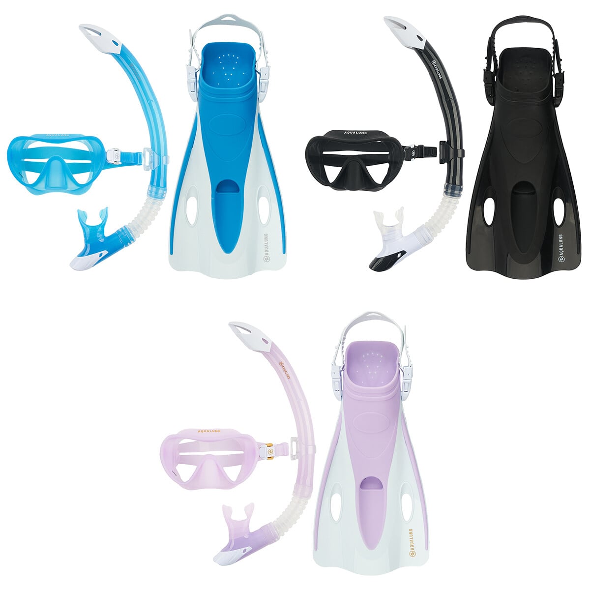 Aqualung Nabul Mask + Fins + Snorkel Set