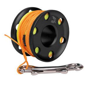 Ist Divers Alloy Finger Spool - Black 15m