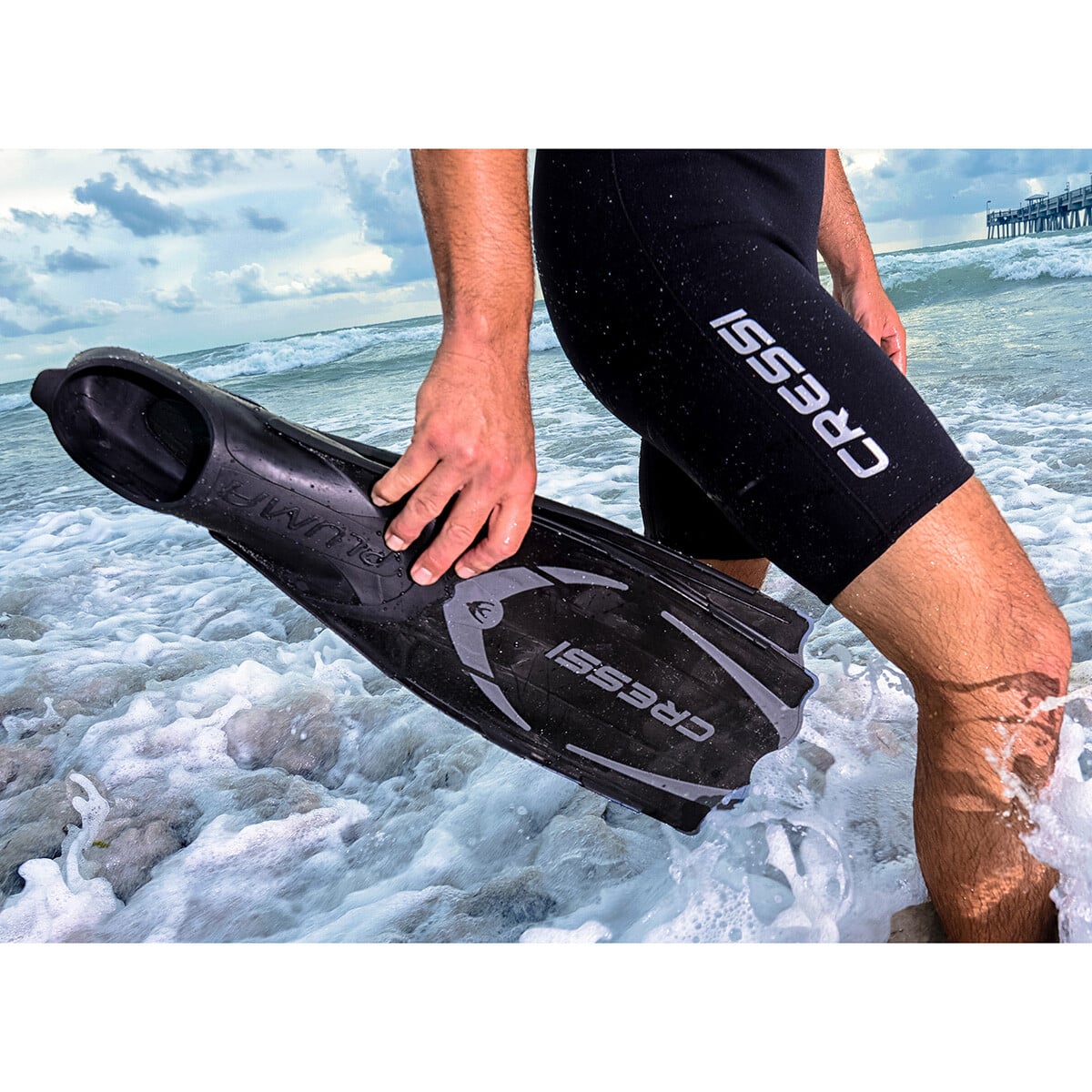 Cressi Pluma Full Foot Snorkelling Fins Cressi Pluma Full Foot Snorkelling Fins