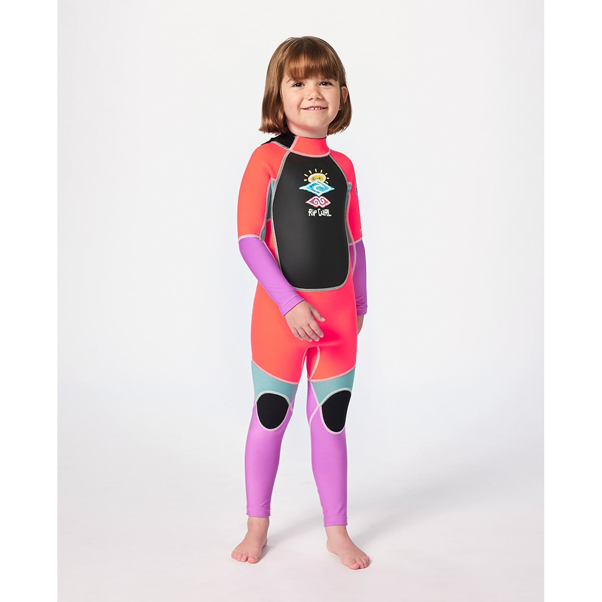 Rip Curl Groms Omega Easy On/Off Kids Back Zip Wetsuit