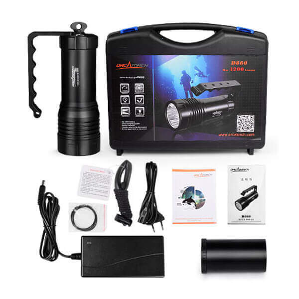 OrcaTorch D860 4200 Lumens Dive Torch