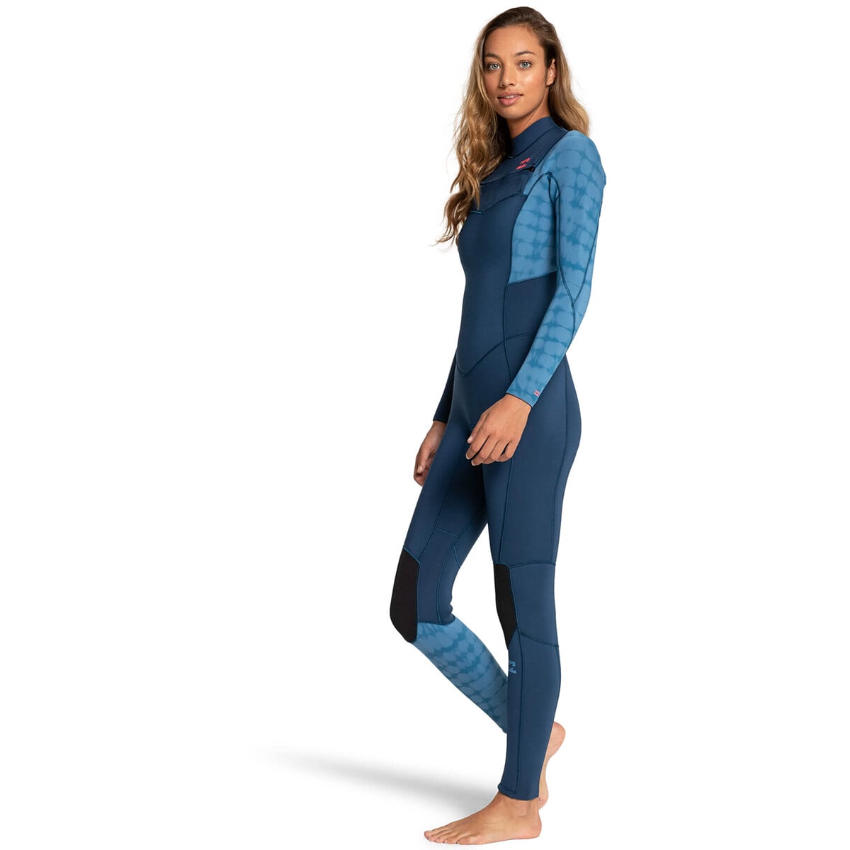 Billabong Womens 4/3 Synergy Chest Zip Wetsuit - Blue Wave