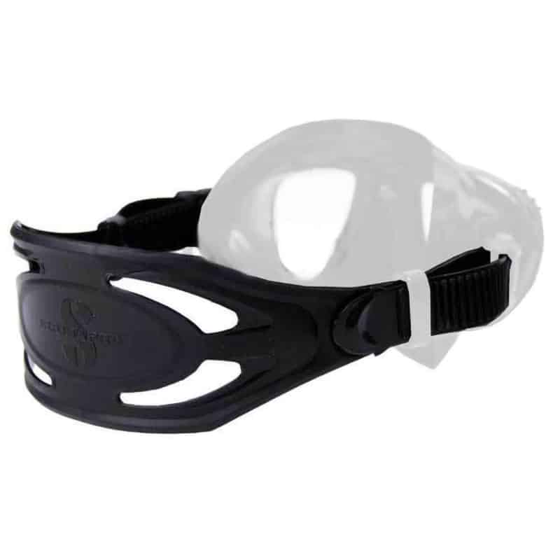 Scubapro Mask Strap 21mm, Spectra, Spectra Mini, Clear, Black Silicone Scubapro Mask Strap 21mm, Spectra, Spectra Mini, Clear, Black Silicone