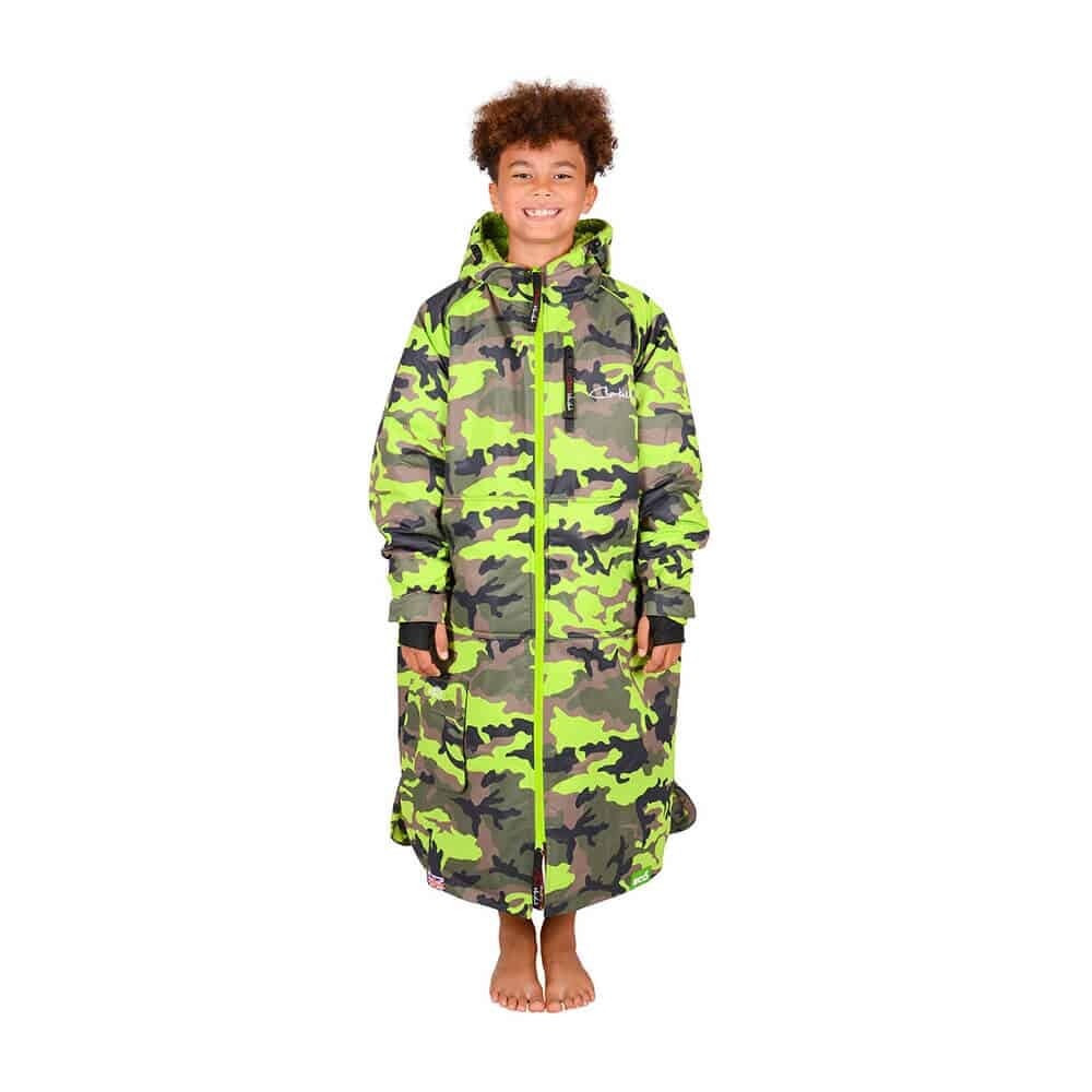 Charlie Mcleod Kids ECO Long Sleeve Changing Robe - Camouflage Charlie Mcleod Kids ECO Long Sleeve Changing Robe - Camouflage