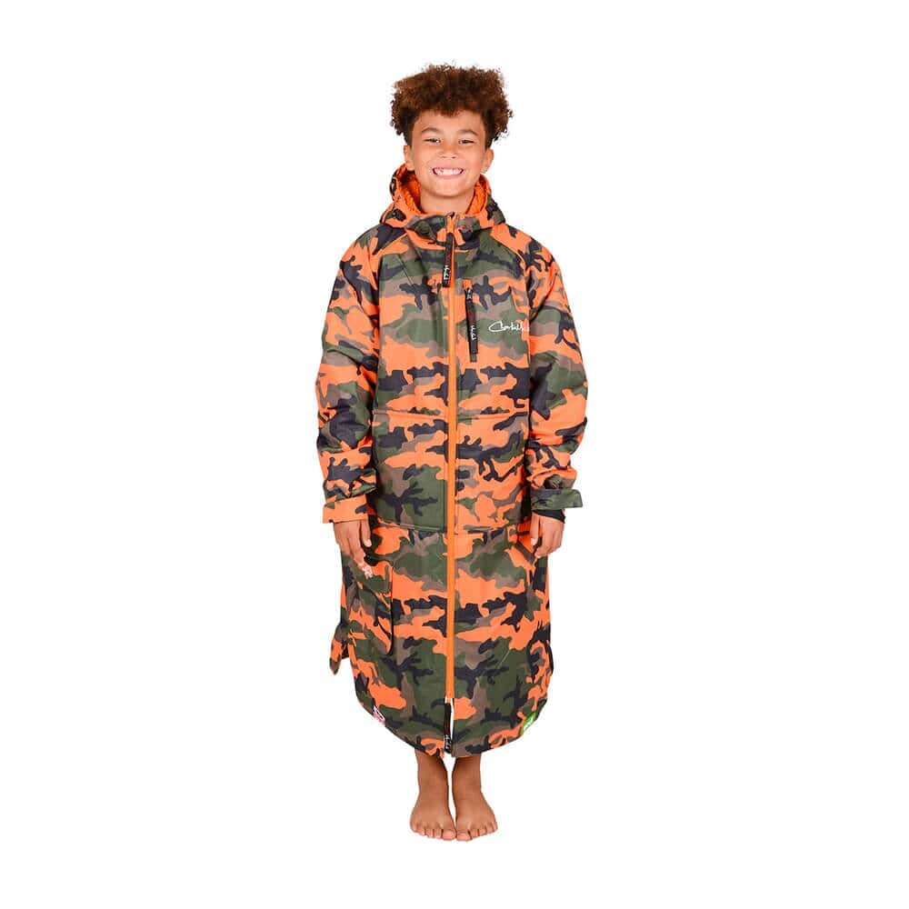Charlie Mcleod Kids ECO Long Sleeve Changing Robe - Camouflage Charlie Mcleod Kids ECO Long Sleeve Changing Robe - Camouflage