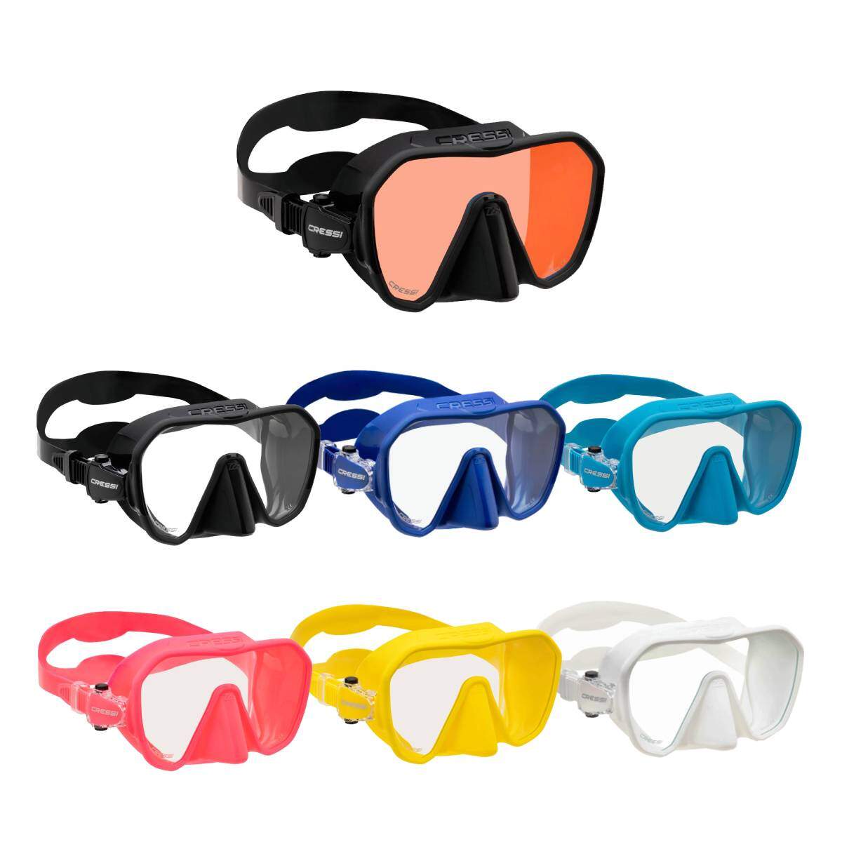 Cressi Z2 Small Frameless Dive Mask Cressi Z2 Small Frameless Dive Mask