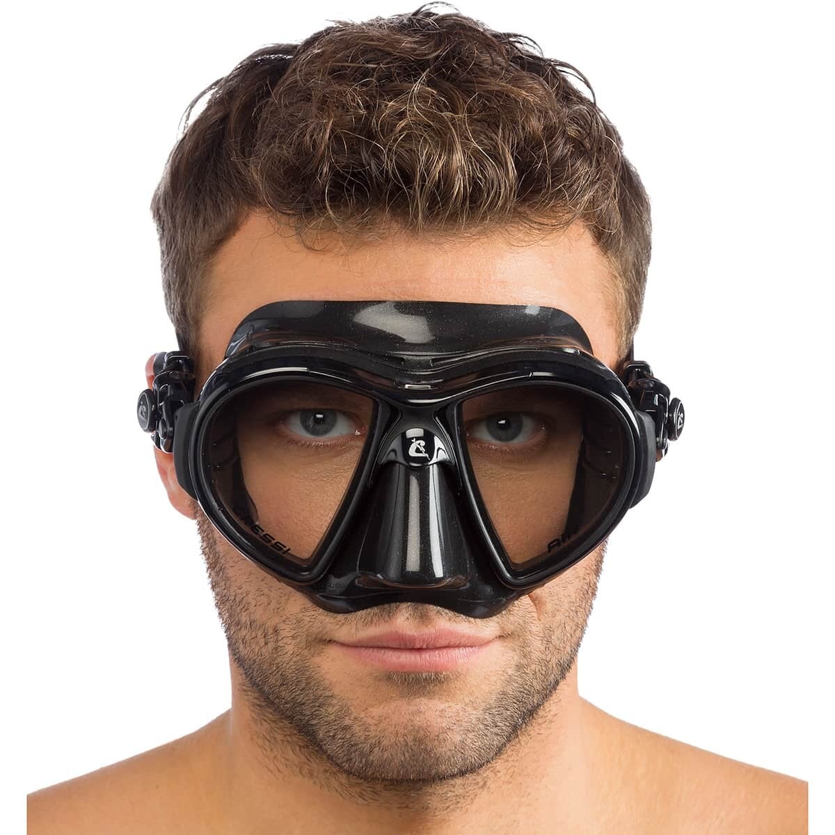 Cressi Air Crystal Dive Mask - Clear + Dark Skirt