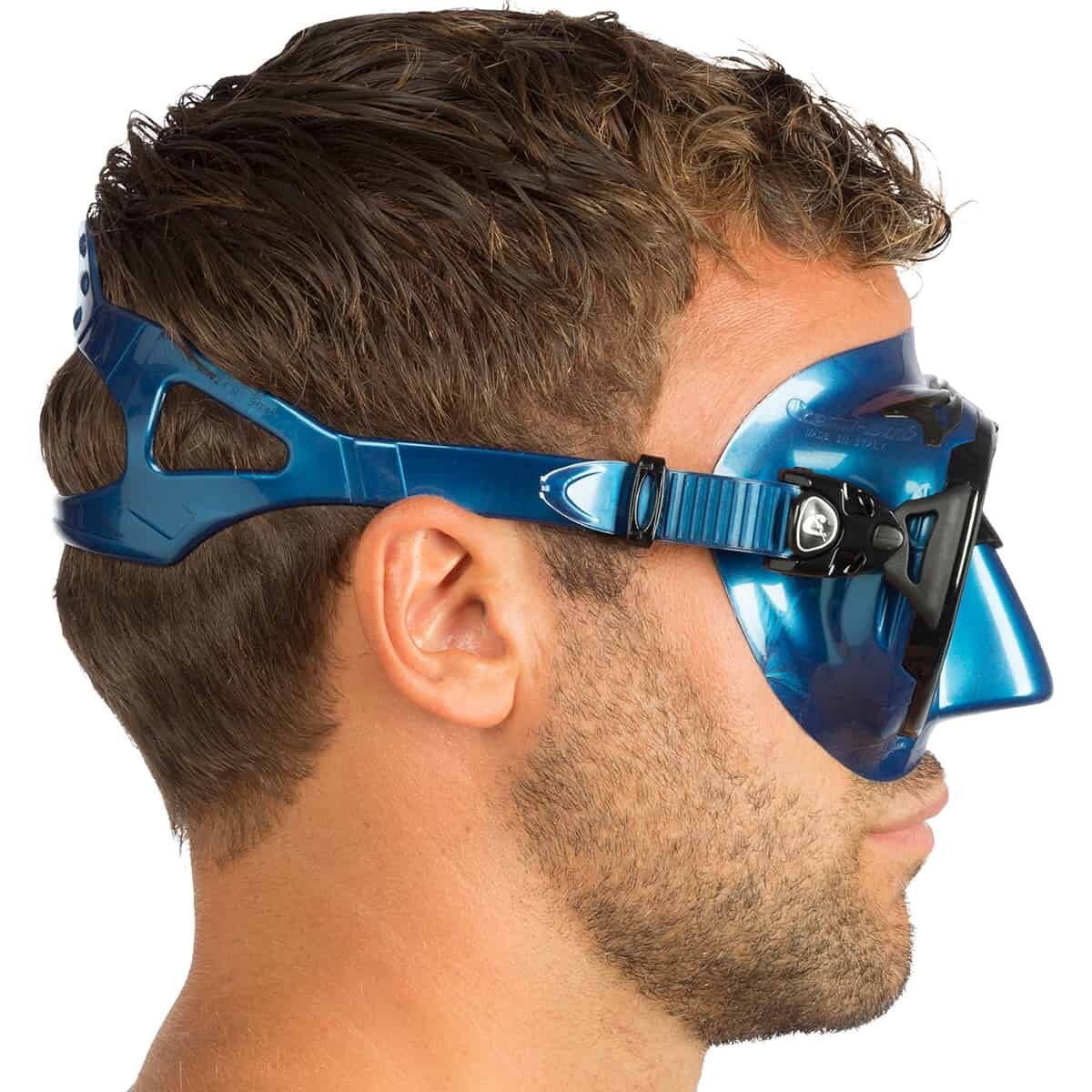 Cressi Air Crystal Dive Mask - Clear + Dark Skirt