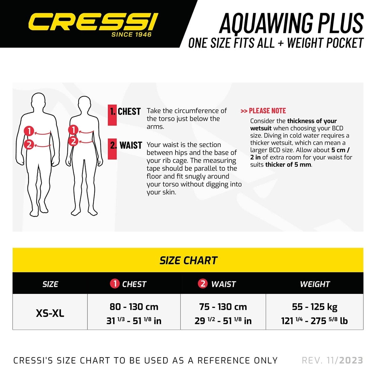 Cressi Aquawing Plus Donut BCD Cressi Aquawing Plus Donut BCD
