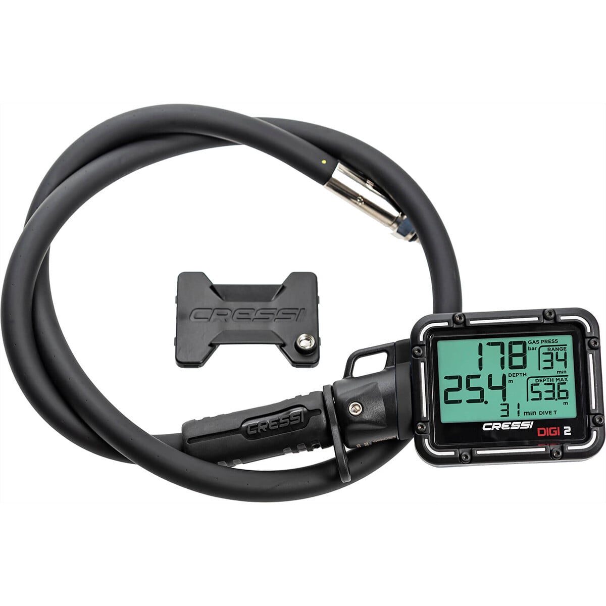 Cressi Digi 2 Digital Console - SPG + Depth Gauge