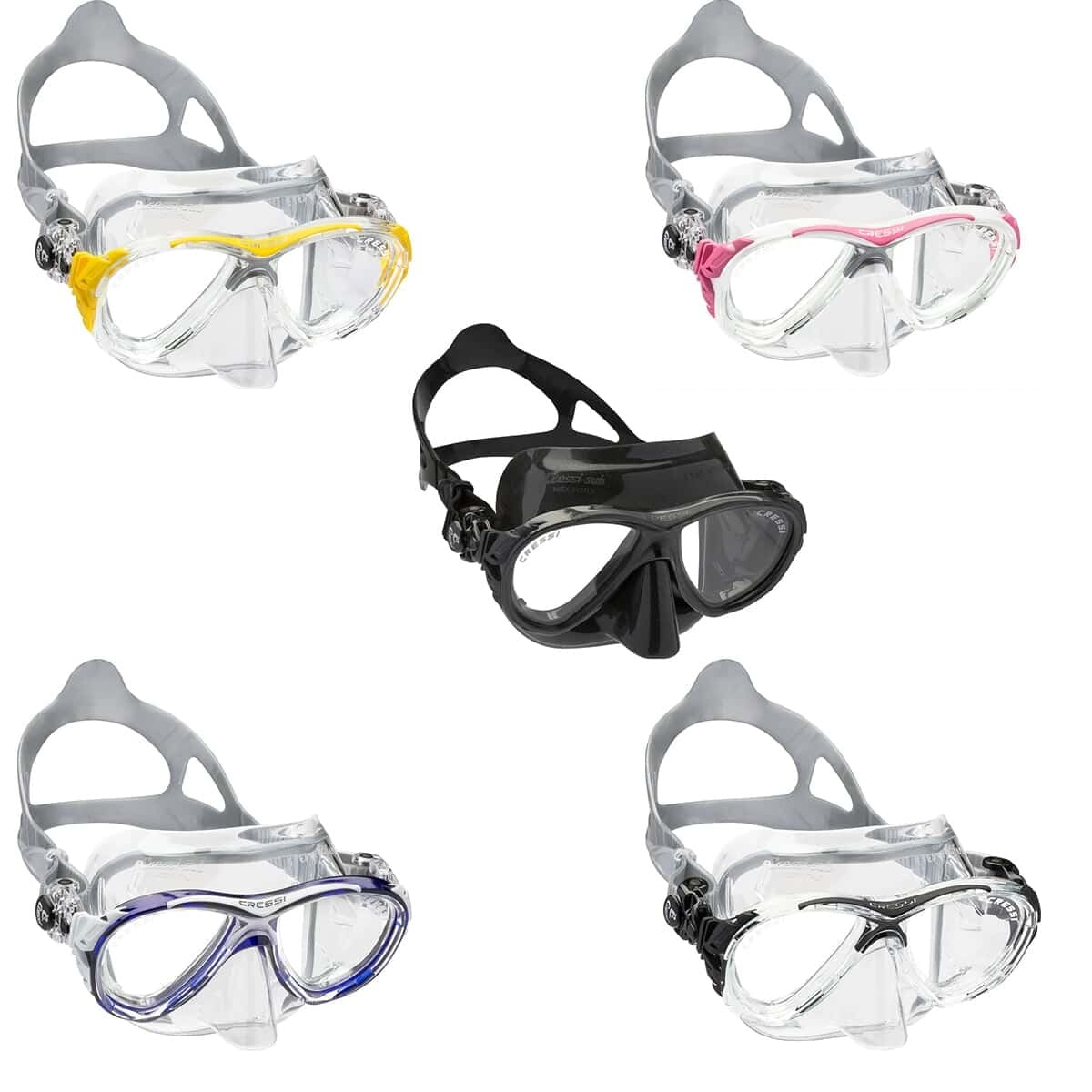 Cressi Eyes Evolution Diving Mask - Medium Fit