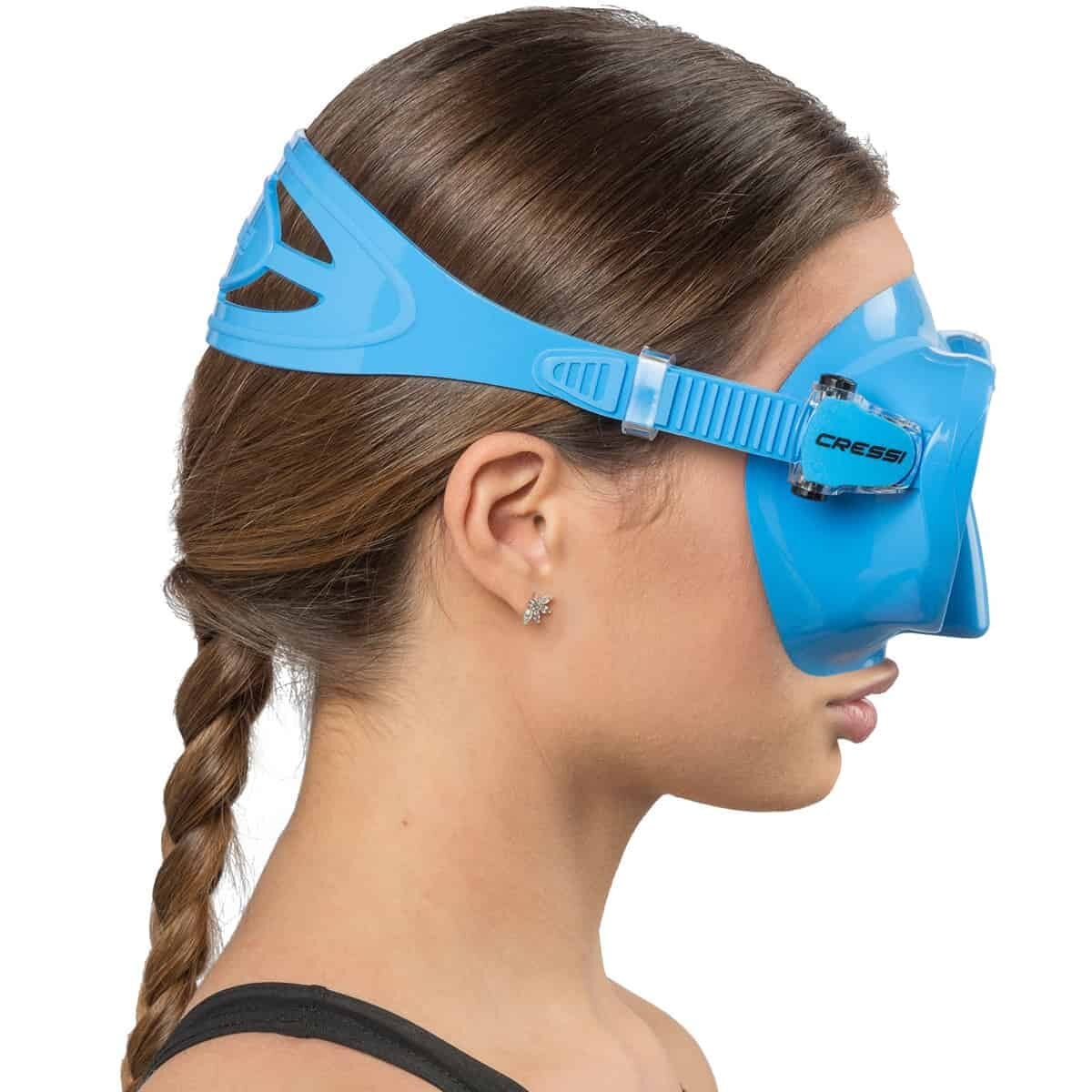 Cressi F1 Frameless Single Lens Diving Mask - All Colours