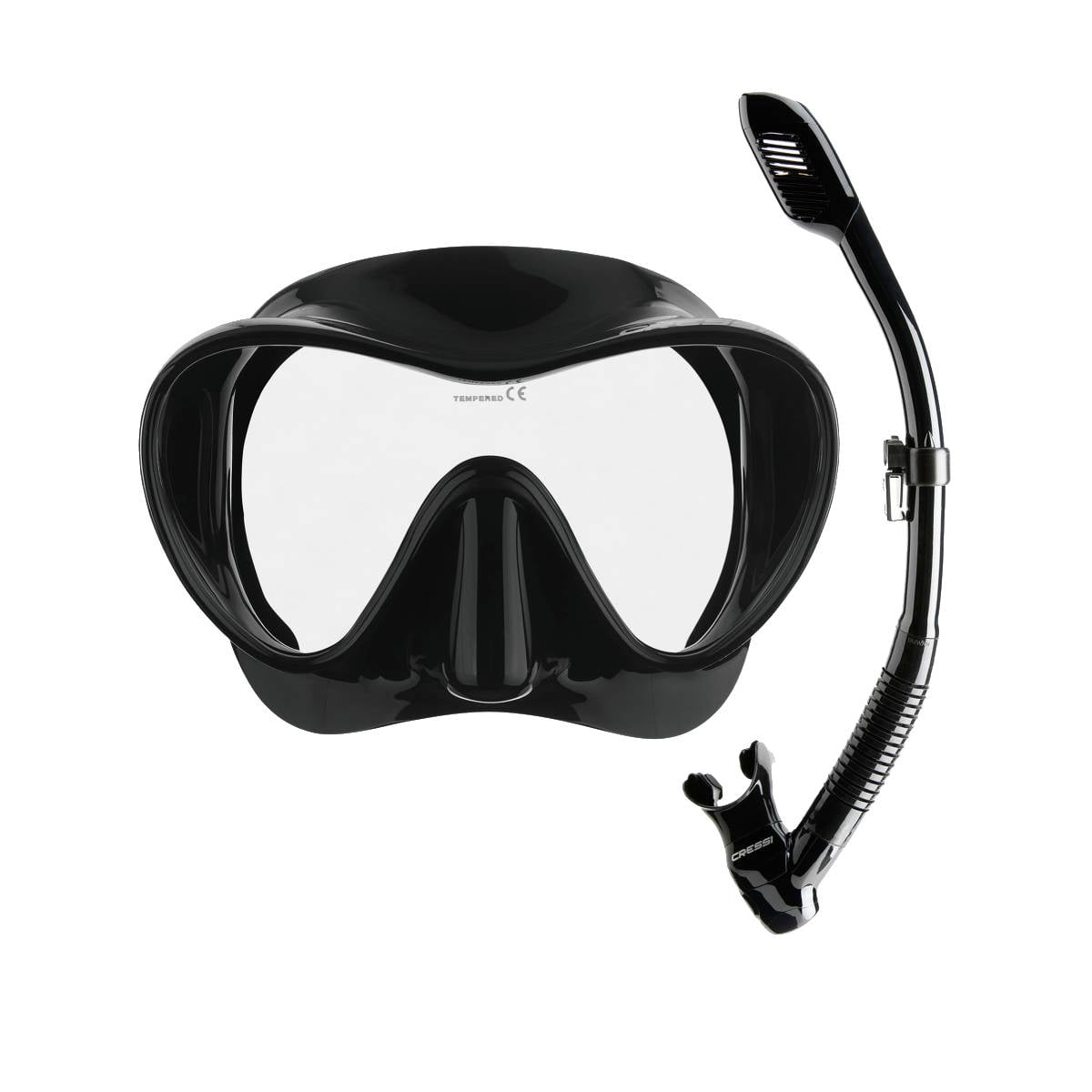 Cressi F1 Mask + Supernova Dry Snorkel Combo Set Cressi F1 Mask + Supernova Dry Snorkel Combo Set