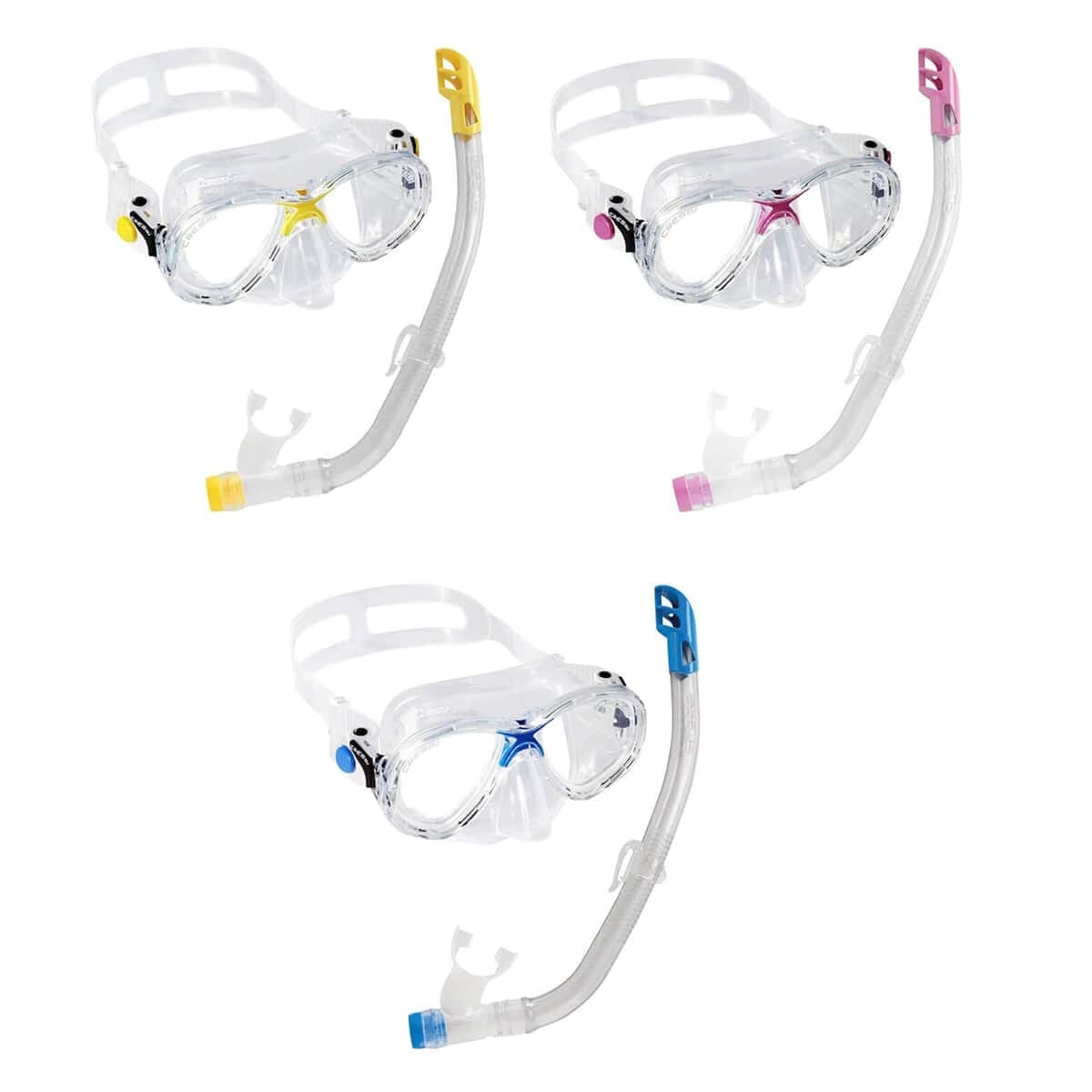Cressi Marea Jr + Top - Kids Snorkel Combo Clear Skirt Cressi Marea Jr + Top - Kids Snorkel Combo Clear Skirt