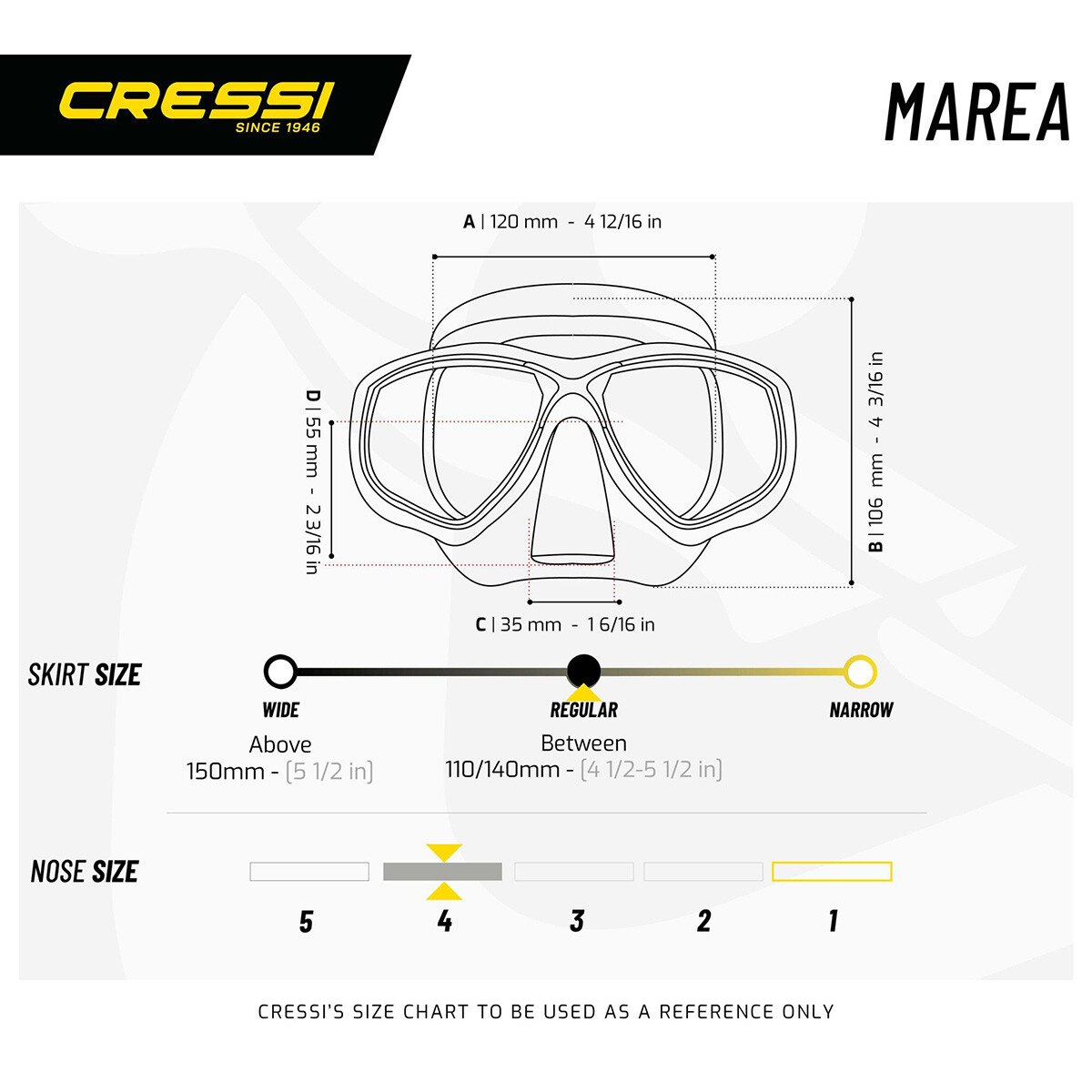 Cressi Palau / Marea - Mask Fins + Snorkel Set
