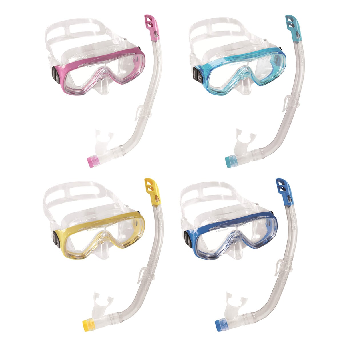 Cressi Ondina Jr + Top Kids Mask Snorkel Combo 7-13yrs