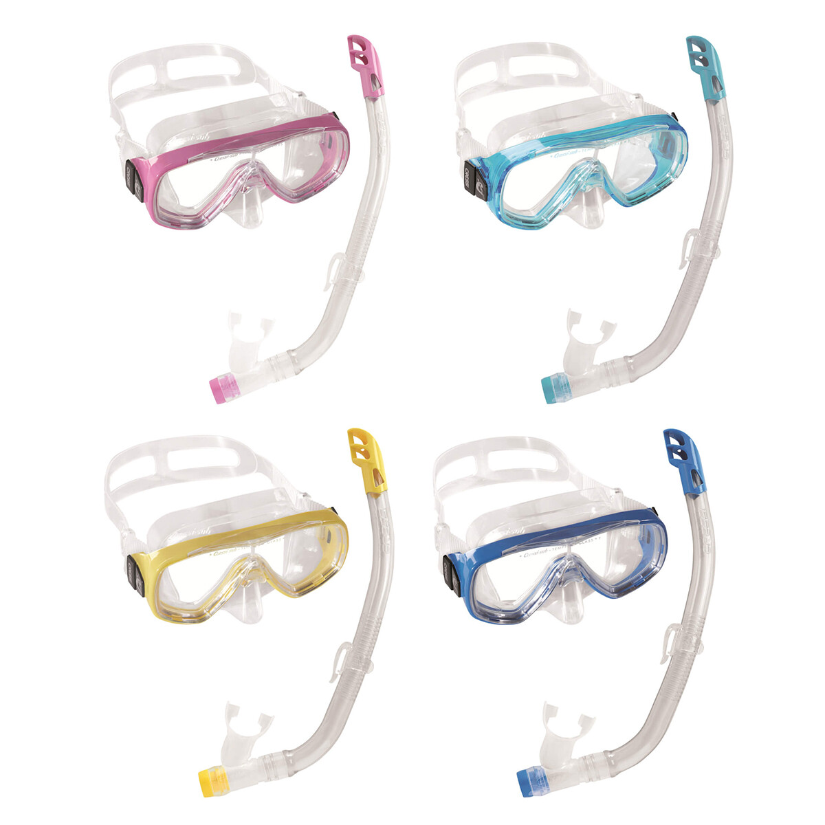 Cressi Ondina Jr + Top Kids Mask Snorkel Combo 7-13yrs