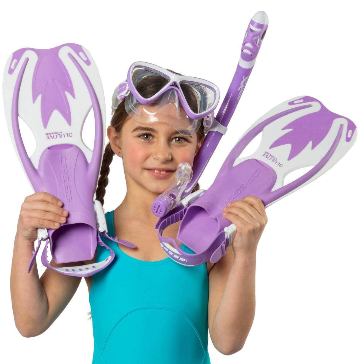 Cressi Rocks Junior Mask + Fins + Dry Snorkel Set Cressi Rocks Junior Mask + Fins + Dry Snorkel Set