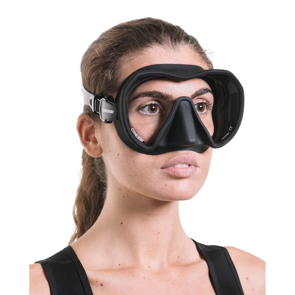 Cressi Z1 Frameless, Single Lens Dive Mask - All Colours