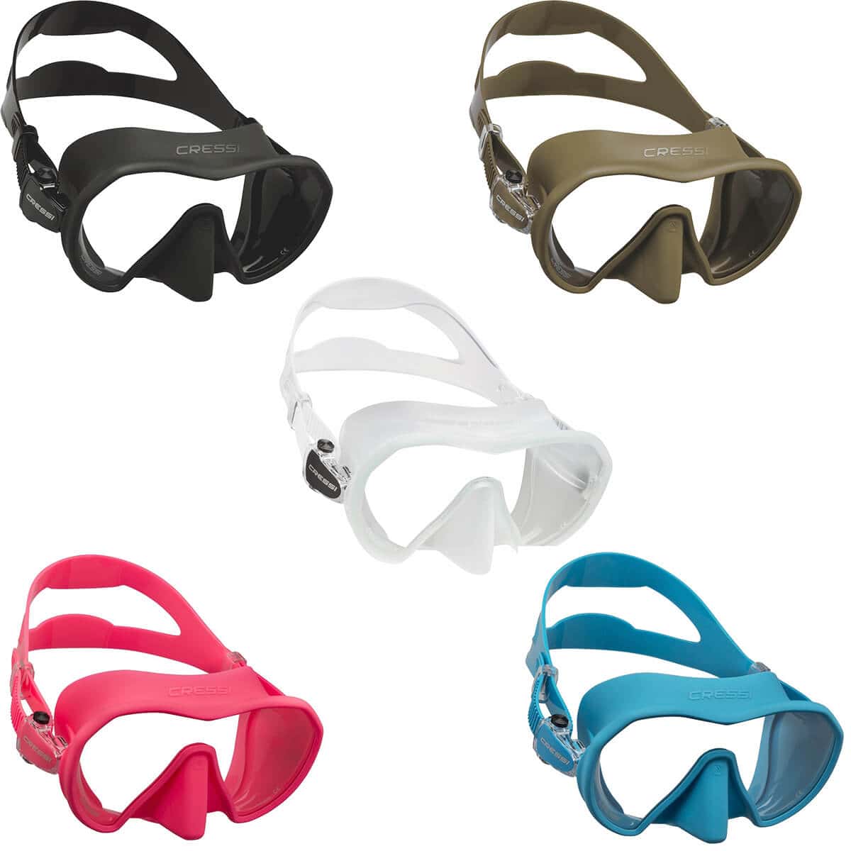 Cressi ZS1 Frameless, Small Single Lens Dive Mask