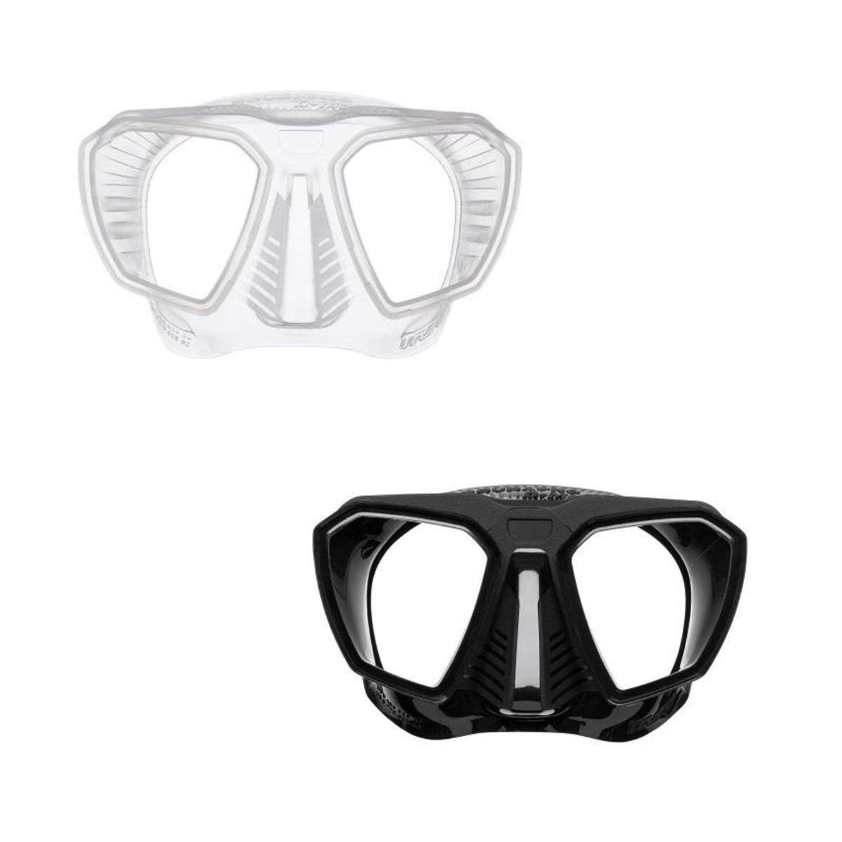 Scubapro D-Mask Dive Mask Skirt | Clear & Black