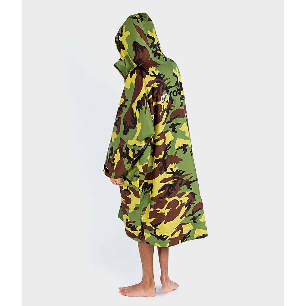 Dryrobe Advance Long Sleeve Changing Robe - Camouflage Outer