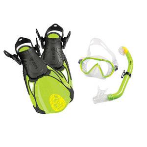 Mares Sea Friends Kids Snorkelling Set - Mask, Fins + Snorkel Set Blue