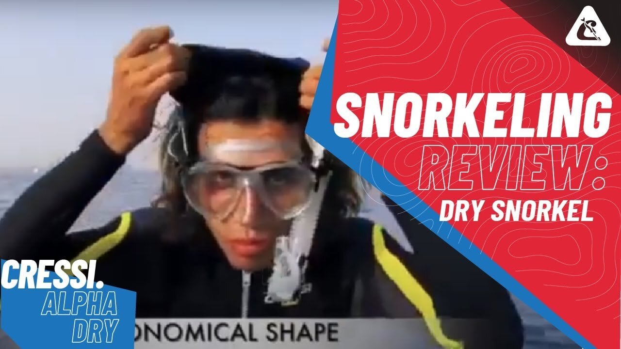Cressi Alpha Ultra Dry Snorkel