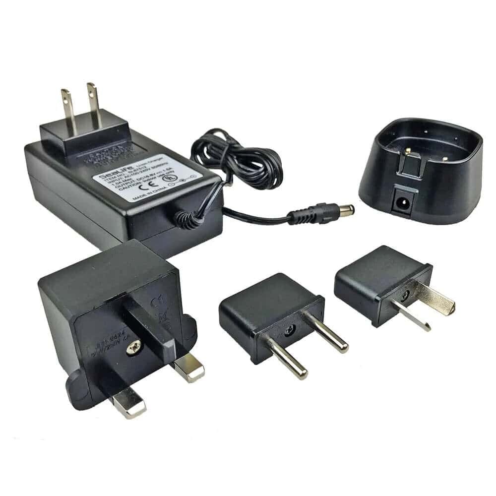 Sealife AC Charger Kit For Sea Dragon SL67510 Battery - 4500F + 5000F Video Lights