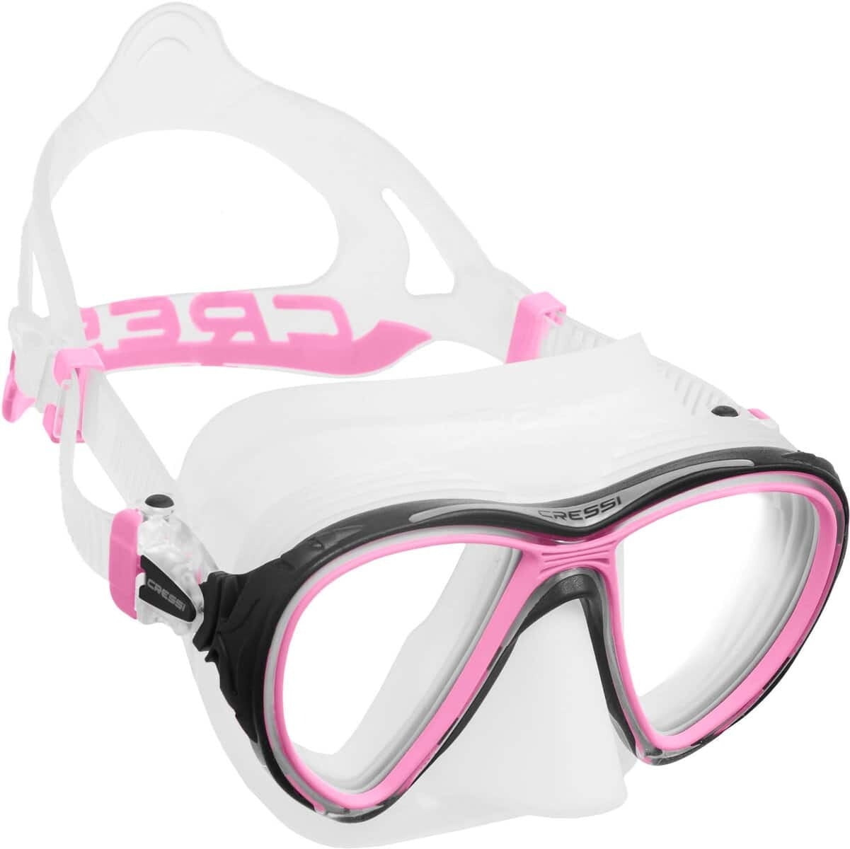 Cressi Quantum Anti Fog Dive Mask - Clear Skirt