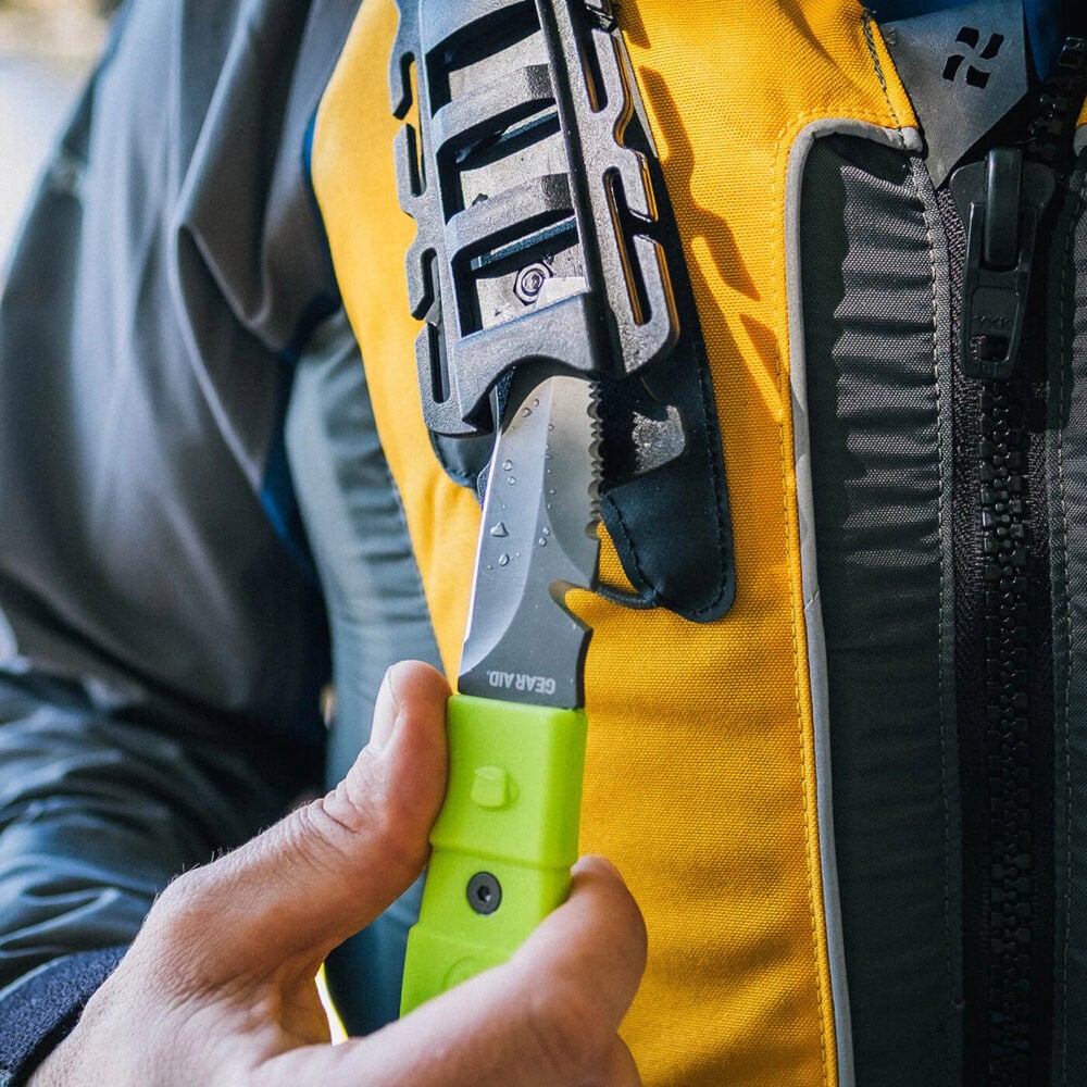 Gear Aid Akua Dive Knife + Rescue Knife - Black + Yellow Gear Aid Akua Dive Knife + Rescue Knife - Black + Yellow