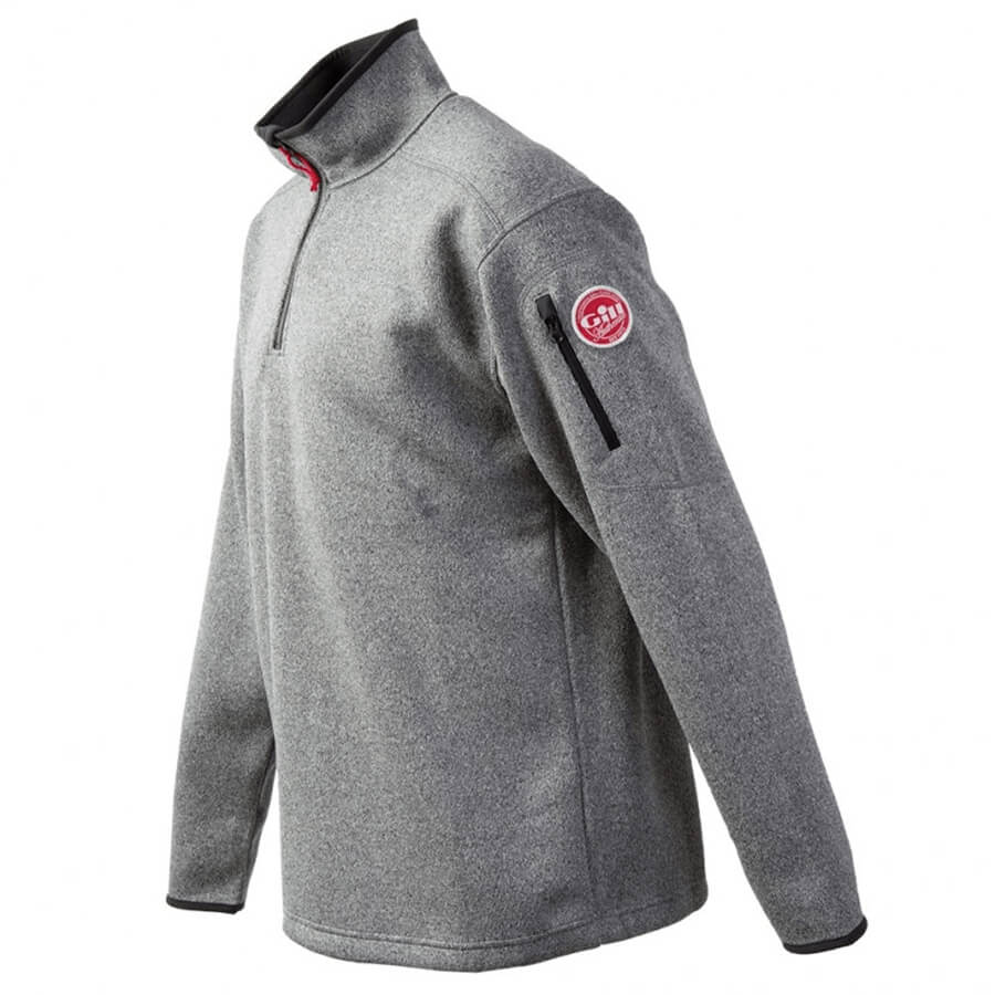 Gill Mens Knit Fleece - Graphite + Navy + Sailcloth + Silver Gill Mens Knit Fleece - Graphite + Navy + Sailcloth + Silver
