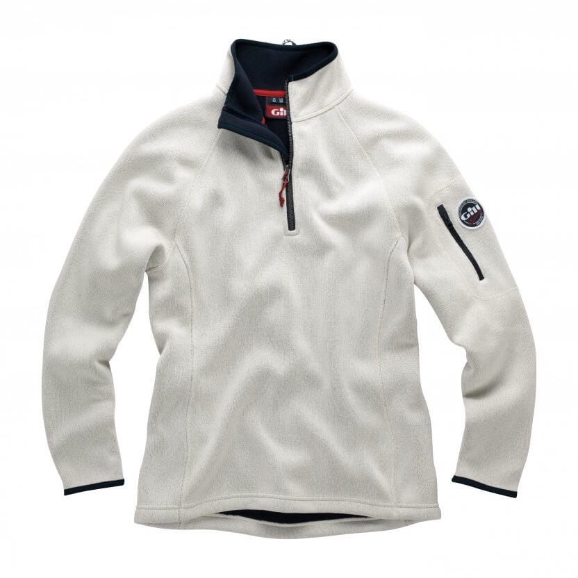 Gill Womens Knit Fleece Blue Melange | Sailcloth | Silver Gill Womens Knit Fleece Blue Melange | Sailcloth | Silver