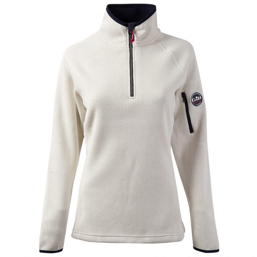 Gill Womens Knit Fleece Sailcloth | Blue Melange | Silver