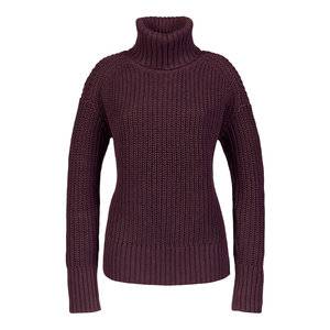 Musto Womens Marina Roll Neck Knit Jumper - Fig Musto Womens Marina Roll Neck Knit Jumper - Fig