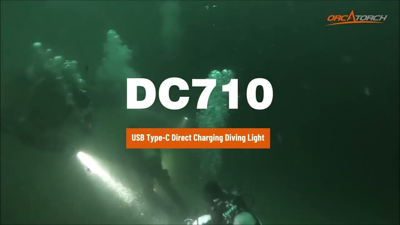 OrcaTorch DC710 Dive Torch | Direct Charging OrcaTorch DC710 Dive Torch | Direct Charging