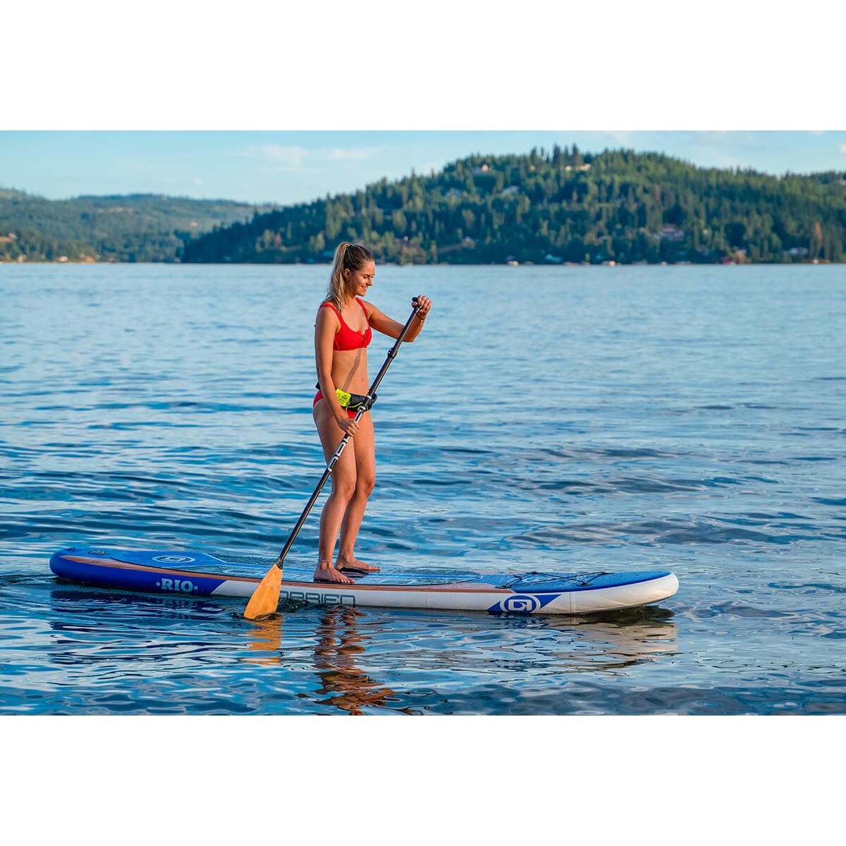 O'Brien Rio 11' SUP Bundle - Inflatable Rio Paddleboard Package